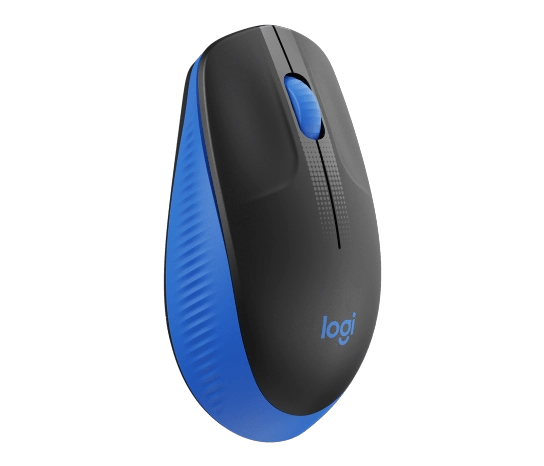 MOUSE LOGITECH M190 FULL-SIZE WIRELESS AZUL - 2