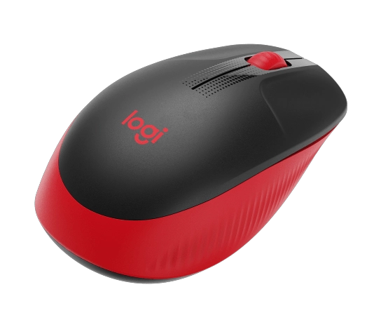MOUSE LOGITECH M190 FULL-SIZE WIRELESS MOUSE ROJO - 3
