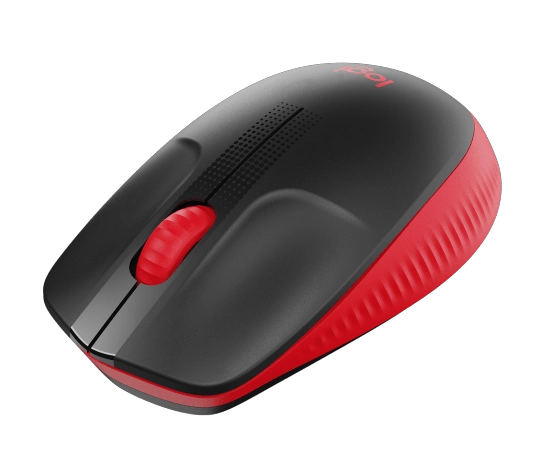 MOUSE LOGITECH M190 FULL-SIZE WIRELESS MOUSE ROJO - 4