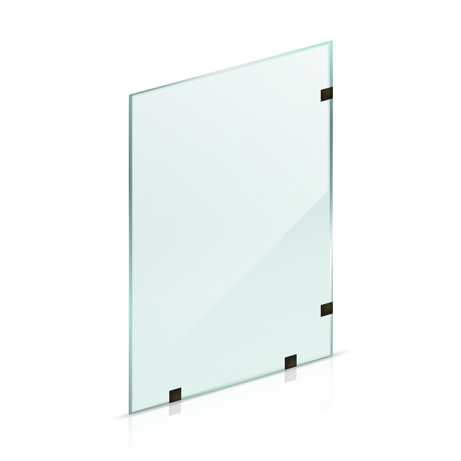 Shower Door vidrio templado 90x190 cm Herraje Negro - Civita - 3