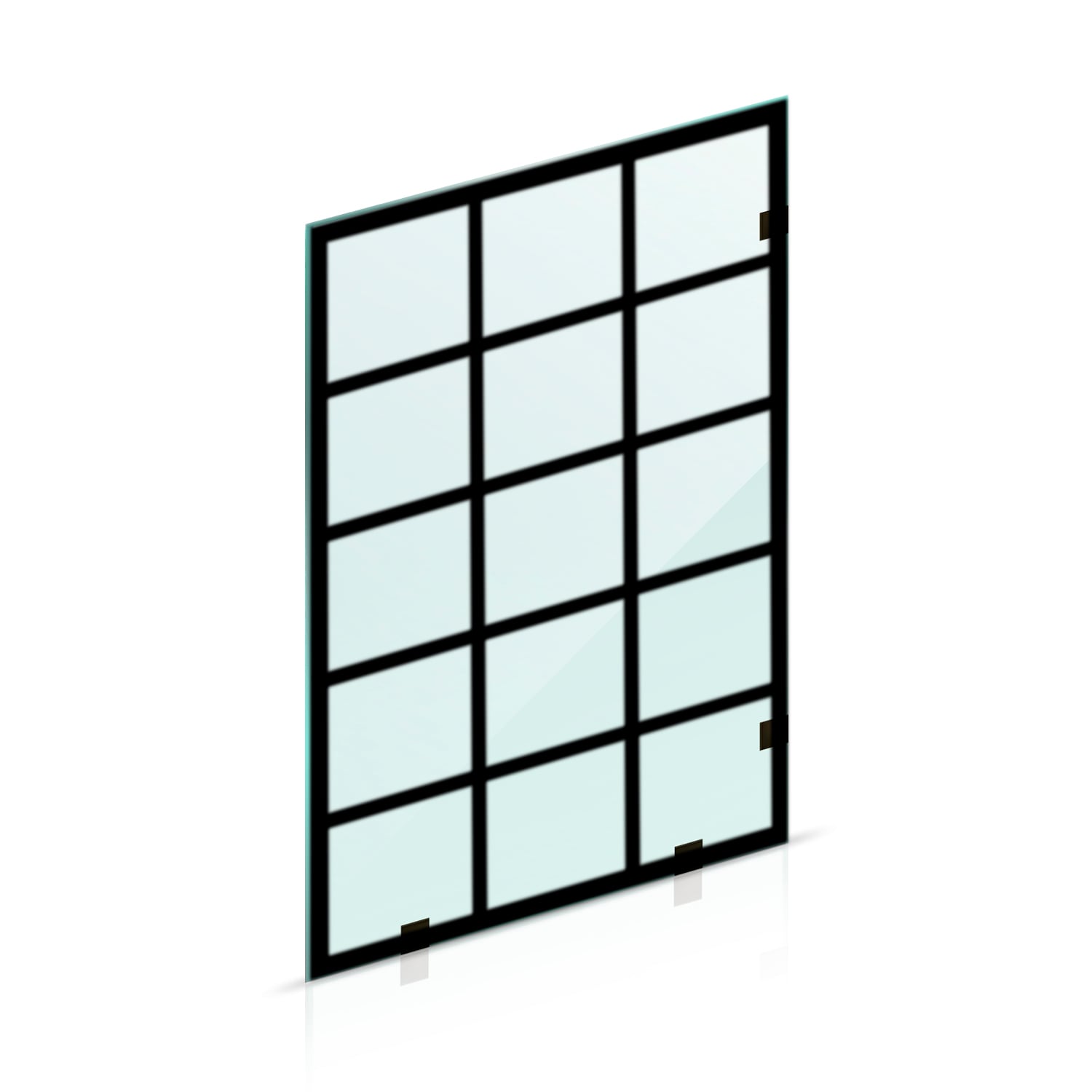 MAMPARA TEMPLADA 8MM - VARESE 80X190CM BLK - 3