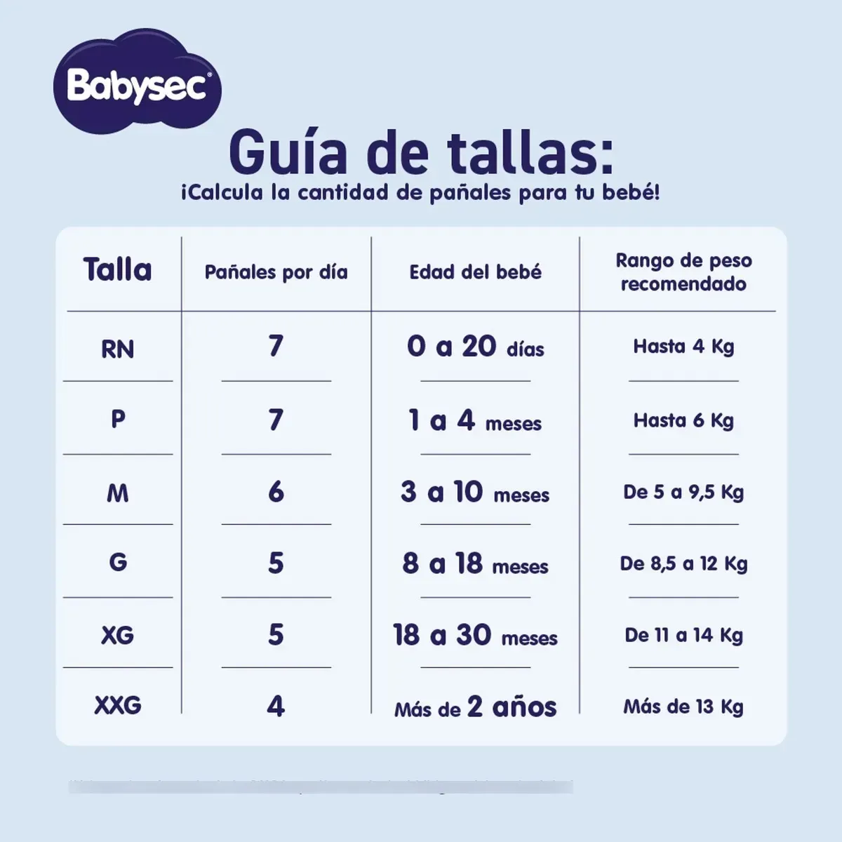 PAÑALES BABYSEC PREMIUM -TALLA G – 72 PAÑALES - 2