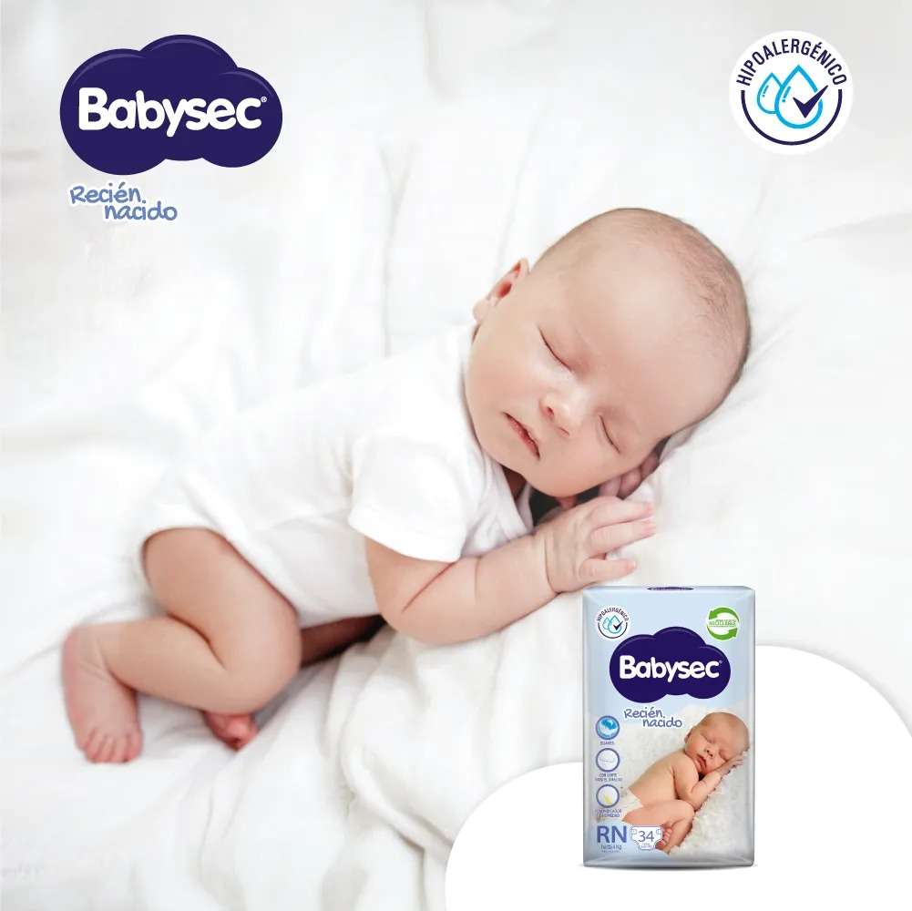 PAÑALES DE BEBE  BABYSEC RECIEN NACIDO ULTRASUAVE 34 UN RN RECIE N NACIDO (RN) - 4