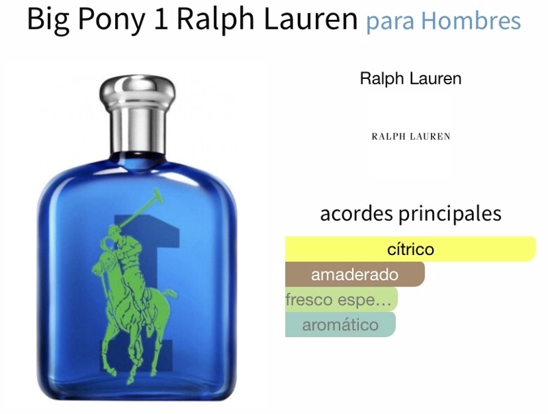RALPH LAUREN BIG PONY 1 EDT 100 ML - 3
