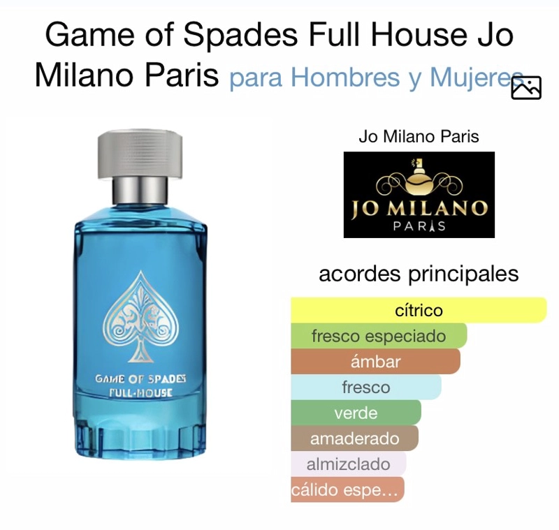 JO MILANO GAME OF SPADES FULL-HOUSE PARFUM 100 ML - 4