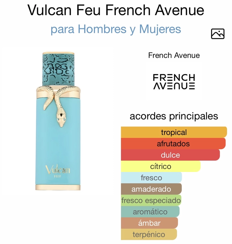 FRENCH AVENUE VULCAN FEU EDP 100 ML - 3