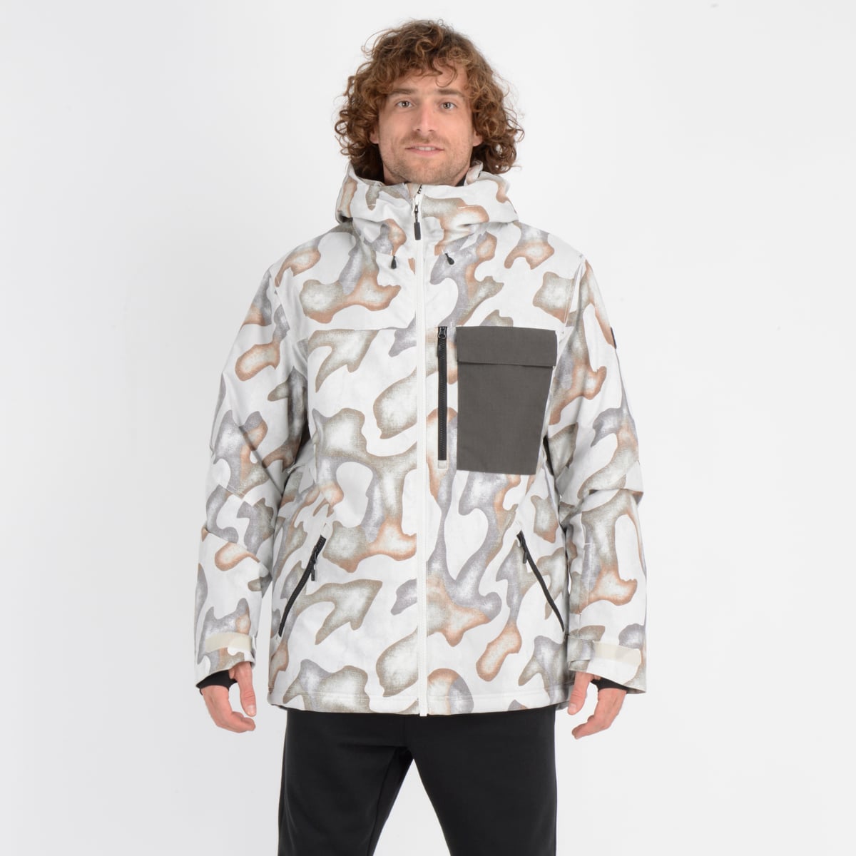 PARKA TECNICA UTILITY JACKET BEIGE CLARO 10K/10K - 1