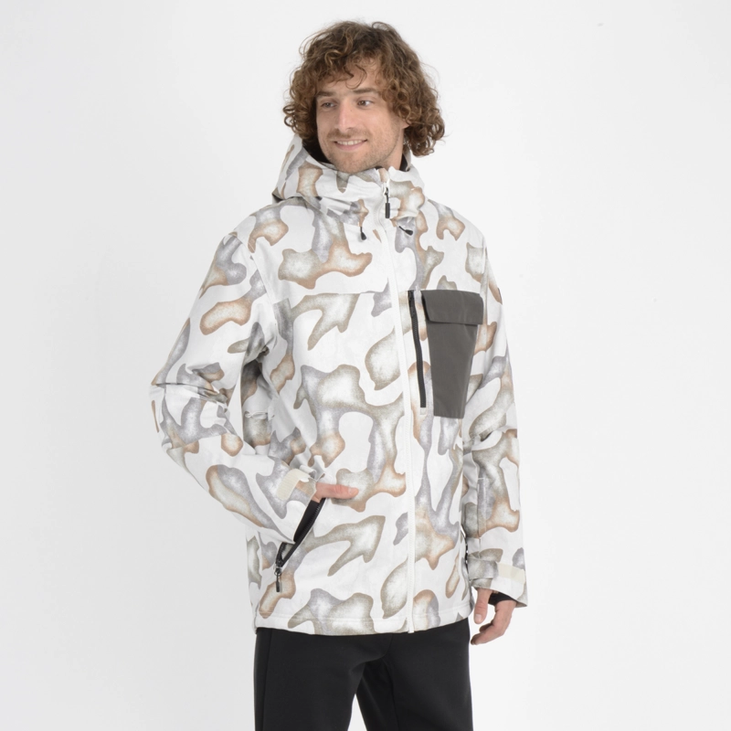 PARKA TECNICA UTILITY JACKET BEIGE CLARO 10K/10K - 3