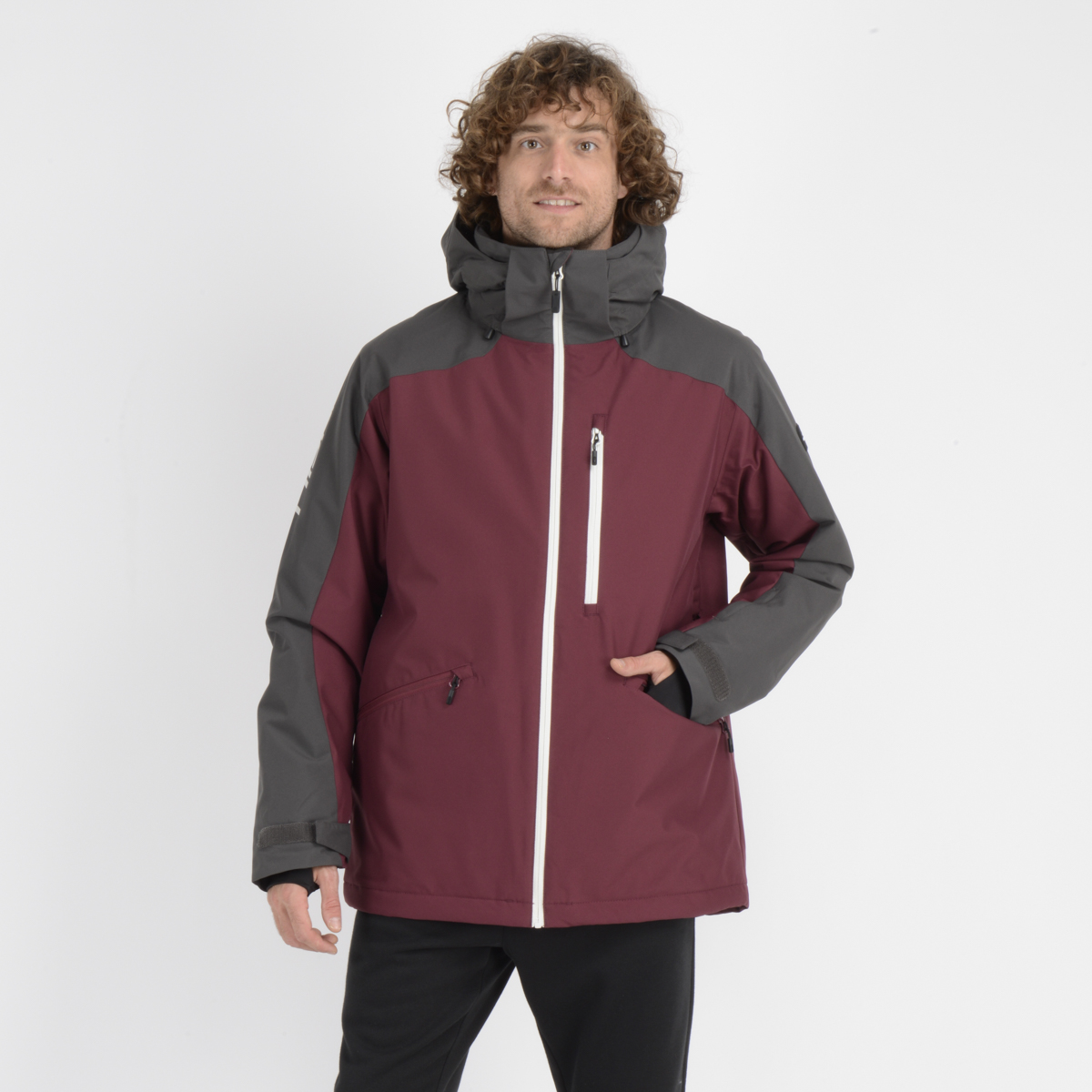 PARKA TECNICA DIABASE JACKET ROJO OSCURO 10K/10K - 1