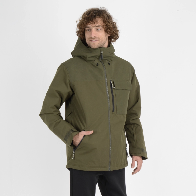 PARKA TECNICA UTILITY JACKET VERDE OSCURO 10K/10K - 3