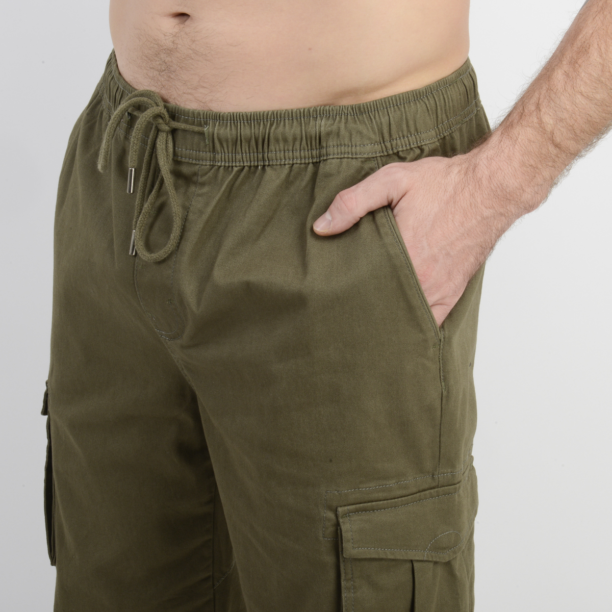 PANTALON DRIFT CARGO VERDE OSCURO - 5