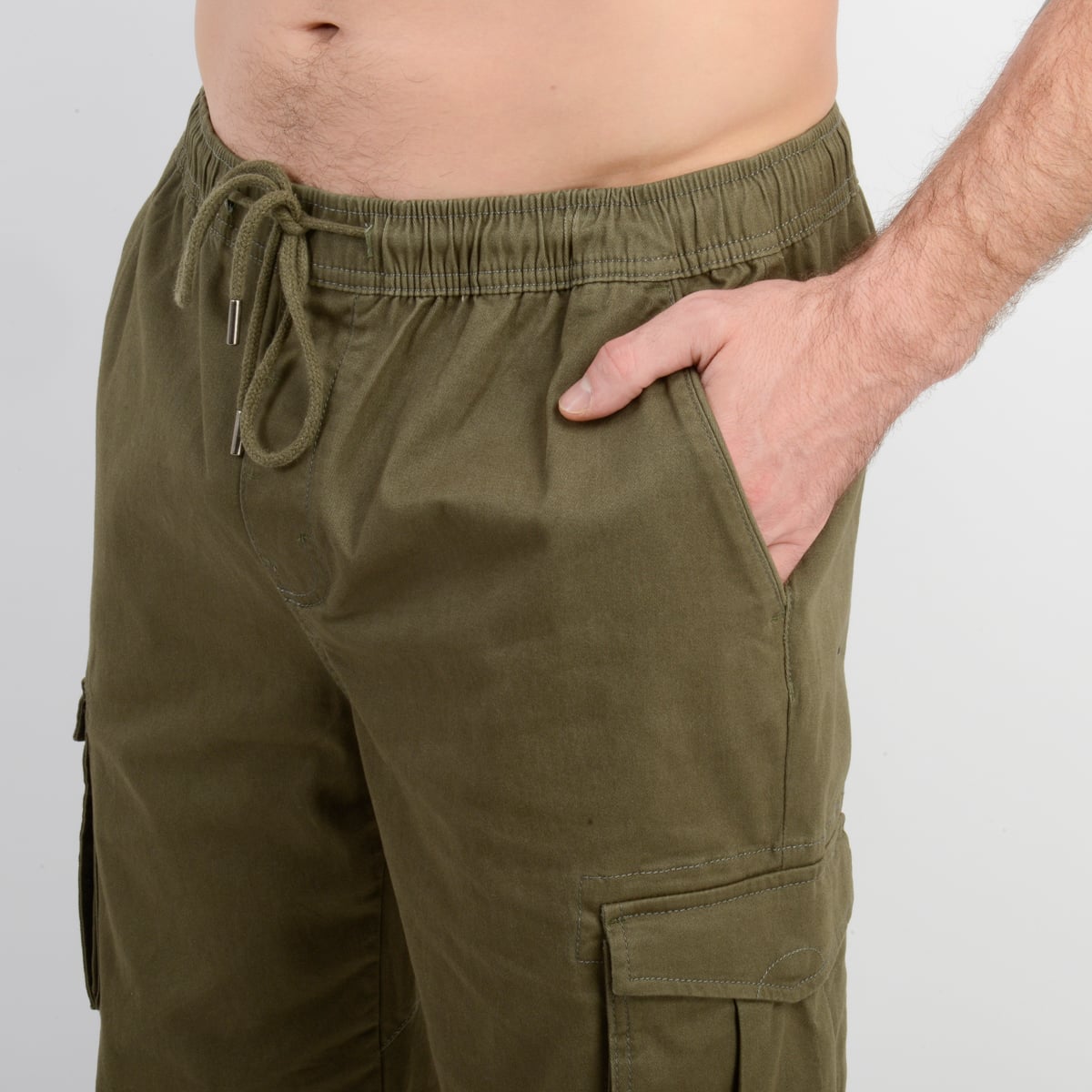 PANTALON DRIFT CARGO VERDE OSCURO - 5