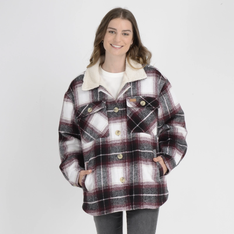 CHAQUETA MALLORY ROJO OSCURO - 1