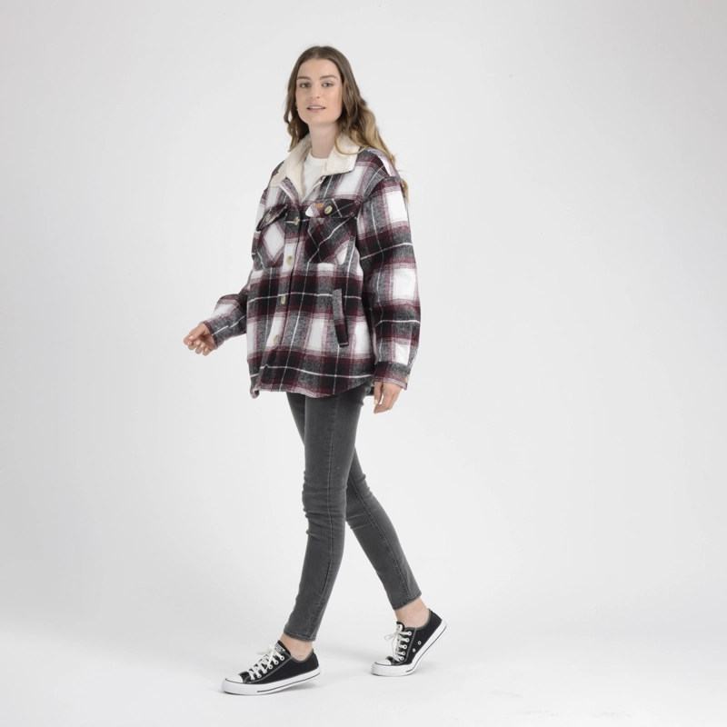 CHAQUETA MALLORY ROJO OSCURO - 4
