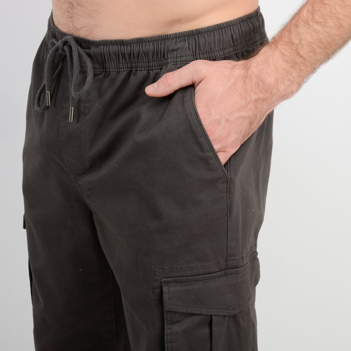 PANTALON DRIFT CARGO GRIS OSCURO - 5