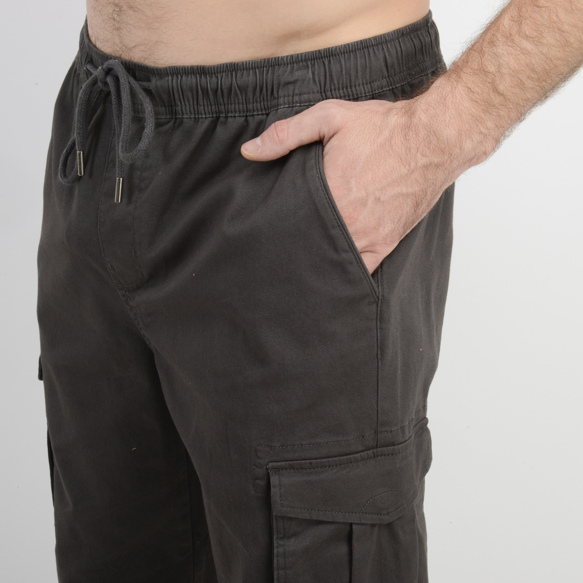 PANTALON DRIFT CARGO GRIS OSCURO - 5