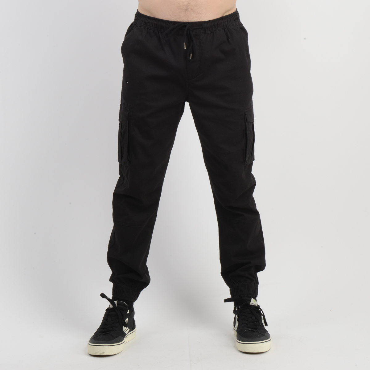 PANTALON DRIFT CARGO NEGRO - 1