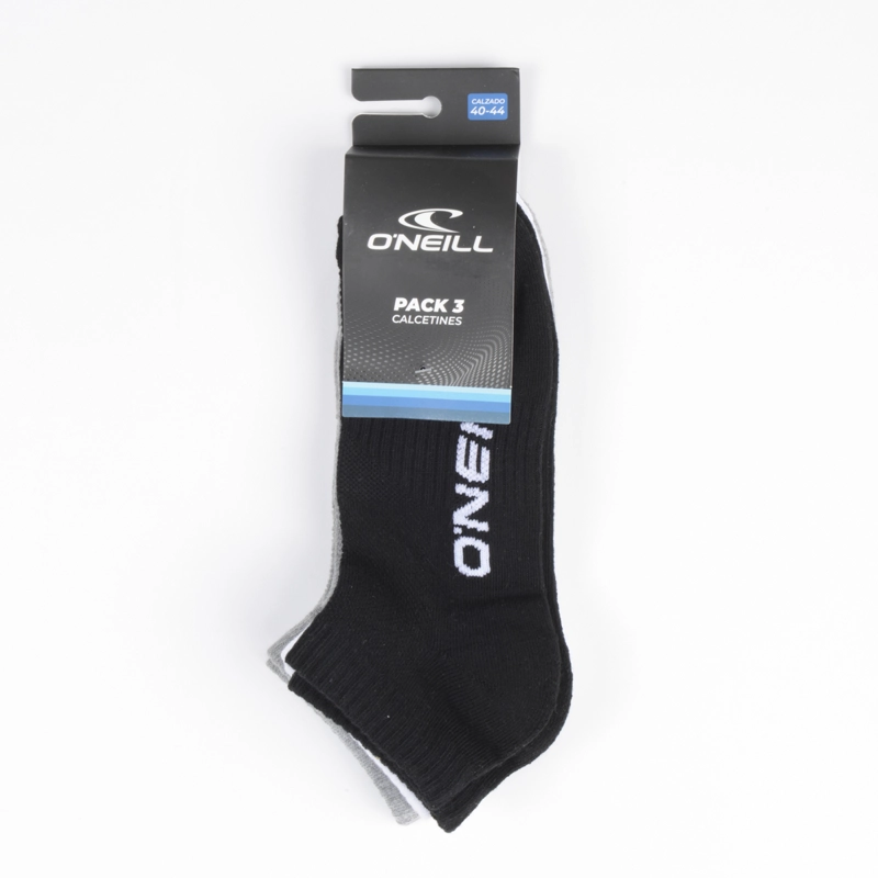TRIPACK CALCETINES ALGODÓN ONEILL SNEAKER TRICOLOR - 2