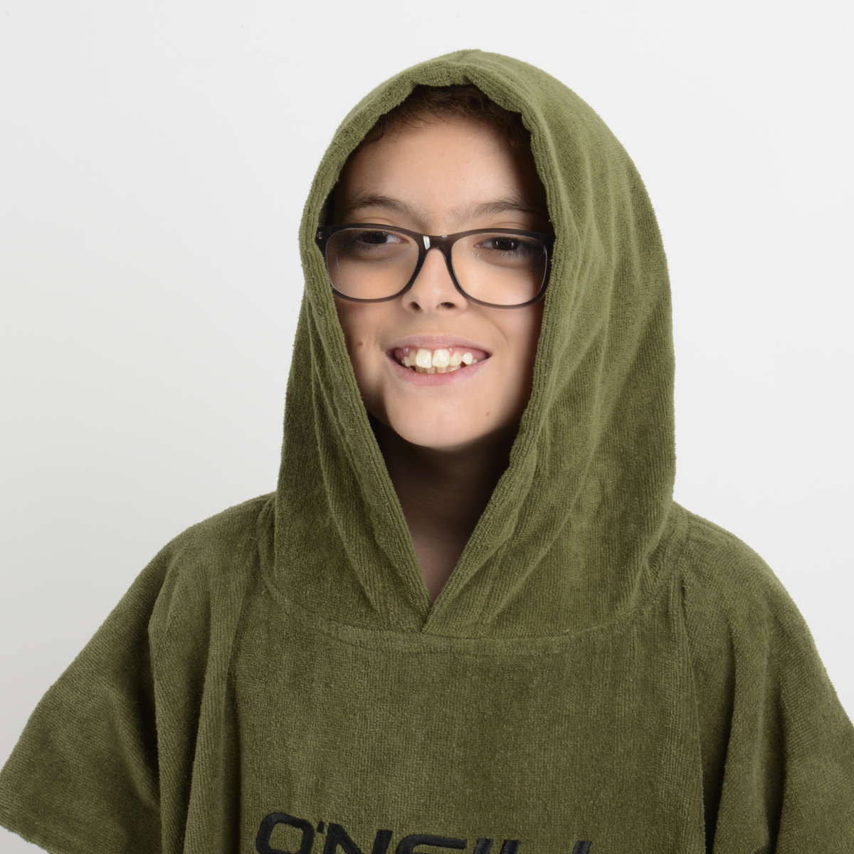 PONCHO TOALLA CALI BOY VERDE OSCURO - 6
