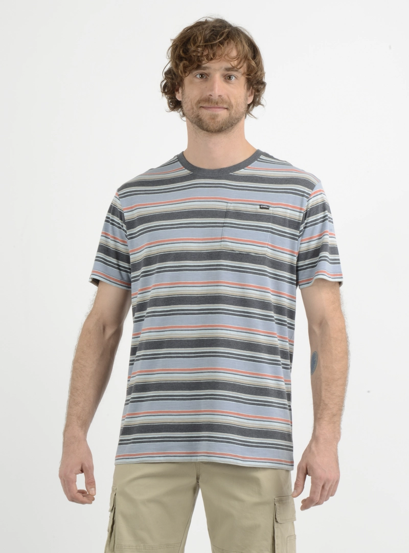 POLERA MANGA CORTA BROCKTON  GRIS - 1