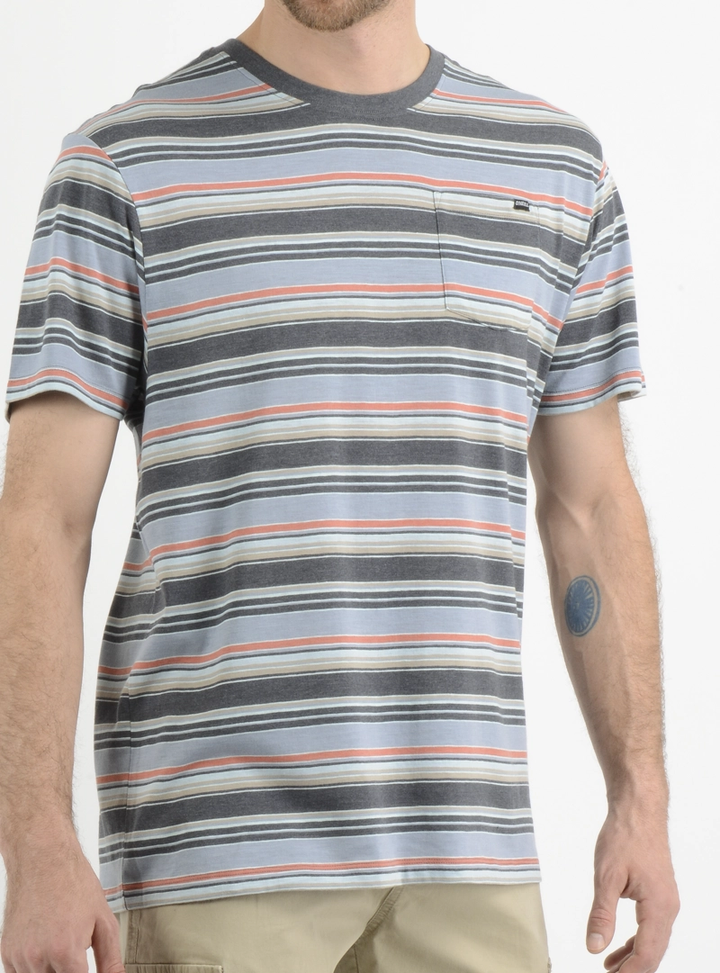 POLERA MANGA CORTA BROCKTON  GRIS - 5