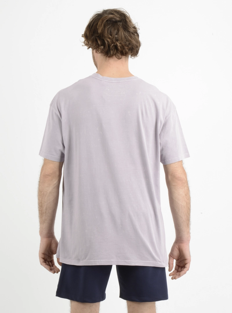 POLERA MANGA CORTA CORE MORADO - 2