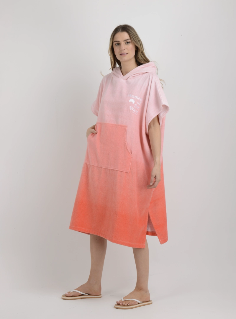 PONCHO TOALLA WOW NARANJO - 2