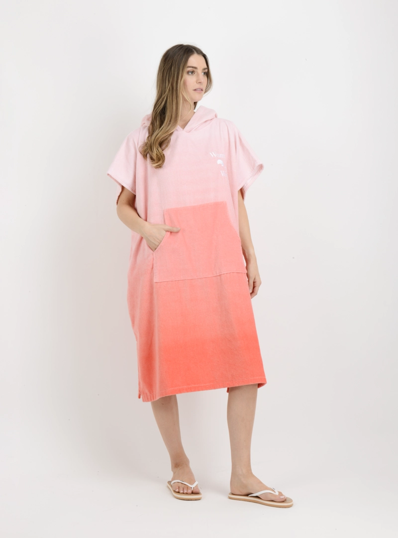 PONCHO TOALLA WOW NARANJO - 3