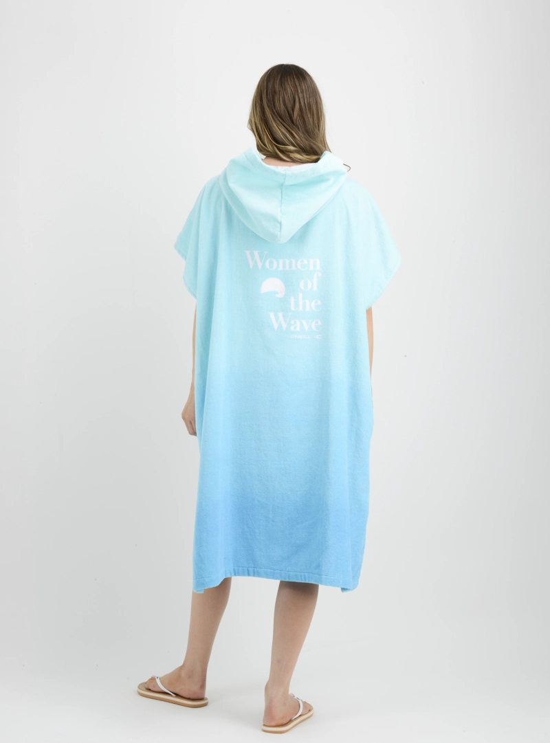 PONCHO TOALLA WOW AZUL - 2
