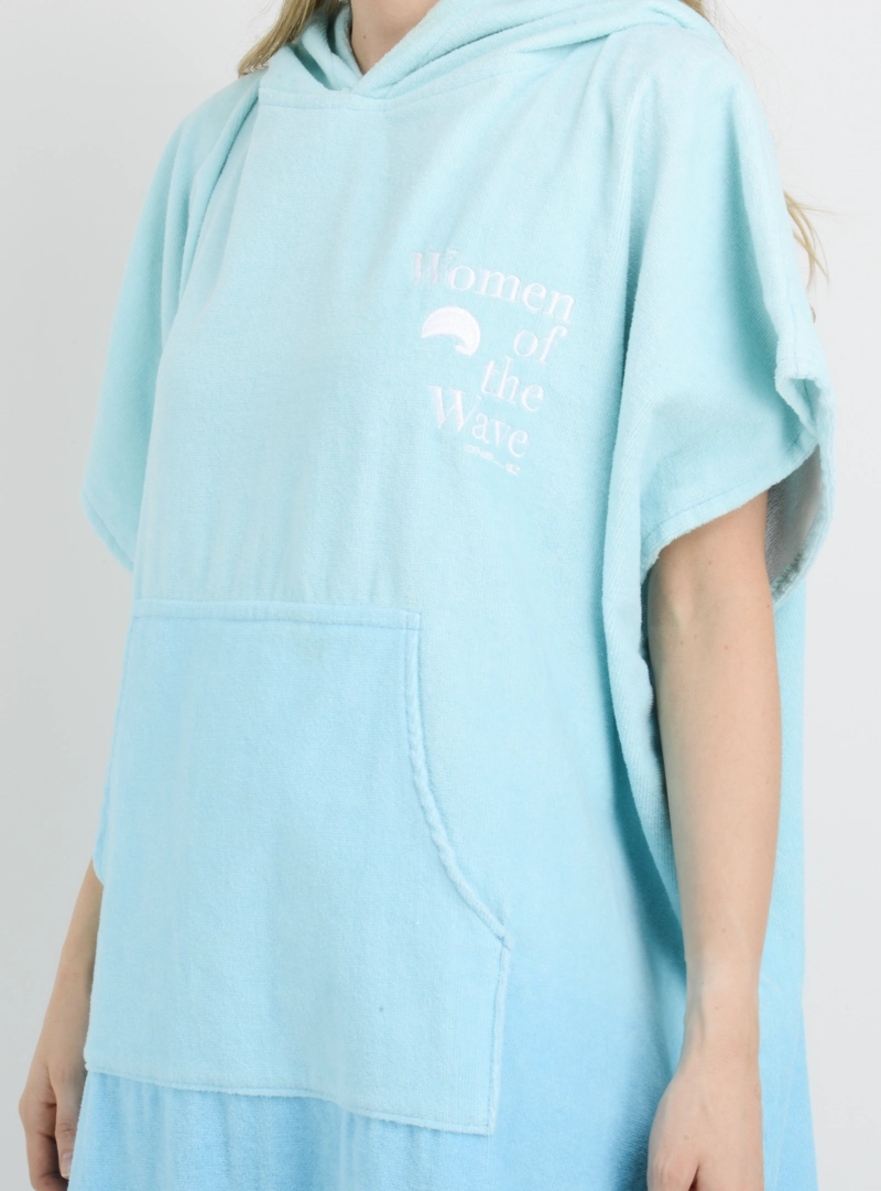 PONCHO TOALLA WOW AZUL - 5