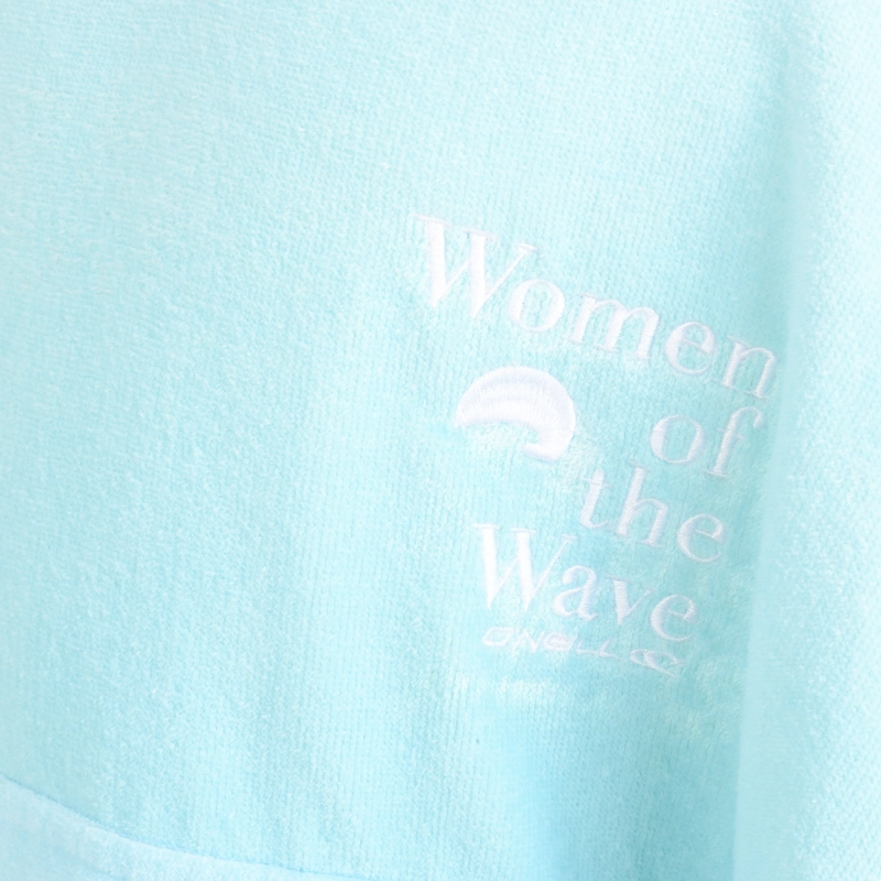 PONCHO TOALLA WOW GIRL  AZUL TURQUESA / AGUA - 6