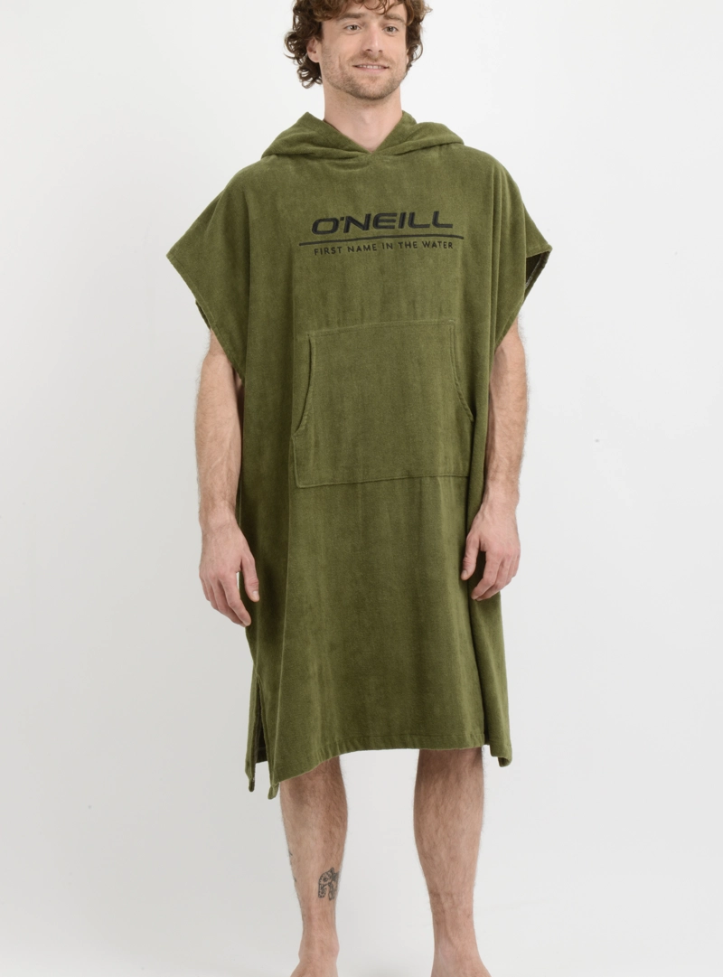 PONCHO TOALLA CALI  VERDE OSCURO - 1