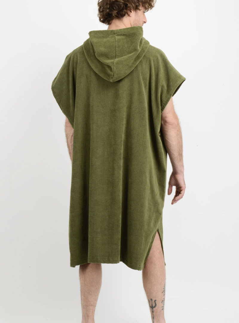 PONCHO TOALLA CALI  VERDE OSCURO - 2