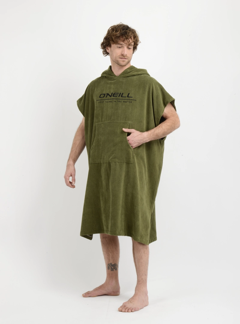 PONCHO TOALLA CALI  VERDE OSCURO - 3