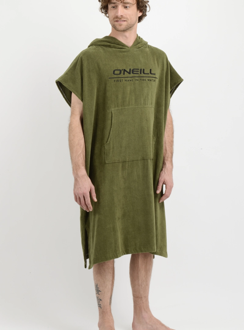 PONCHO TOALLA CALI  VERDE OSCURO - 4