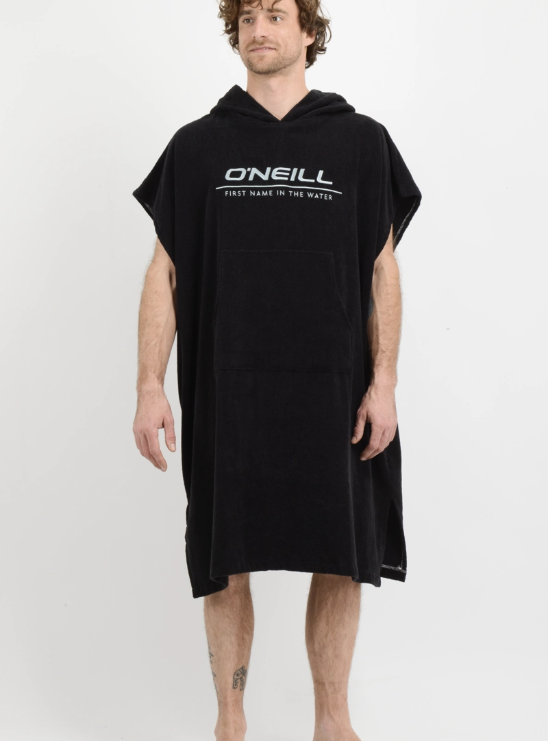 PONCHO TOALLA CALI NEGRO - 1