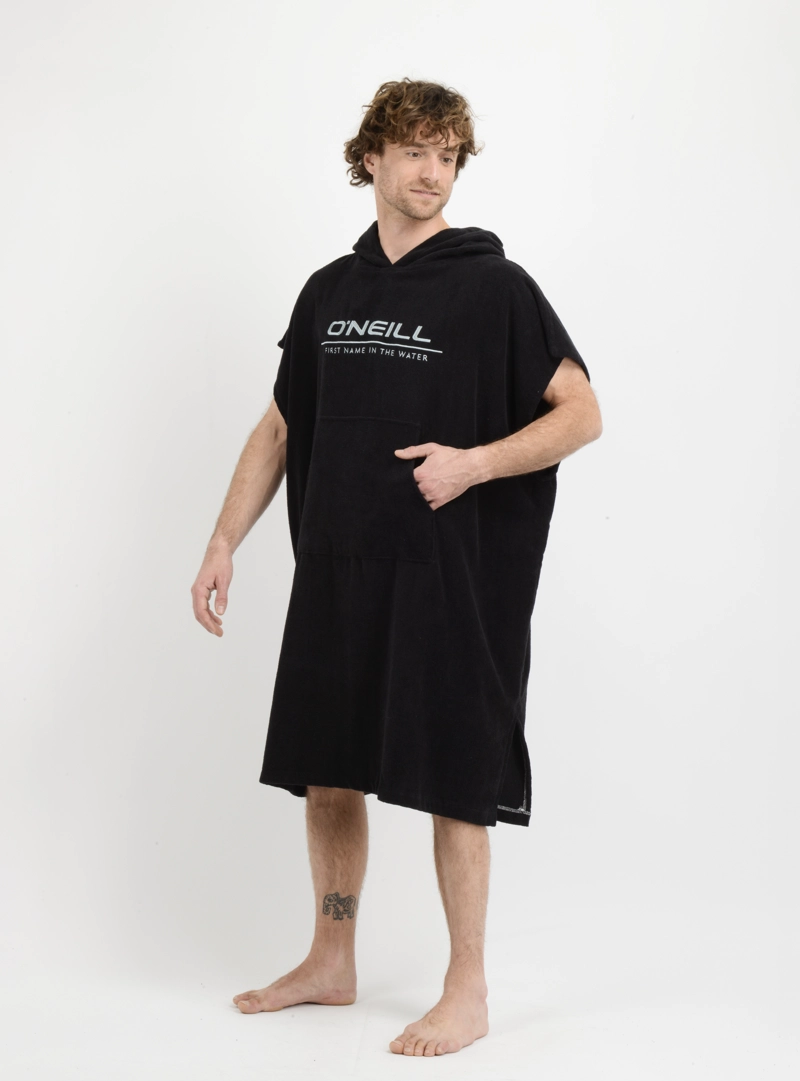 PONCHO TOALLA CALI NEGRO - 3