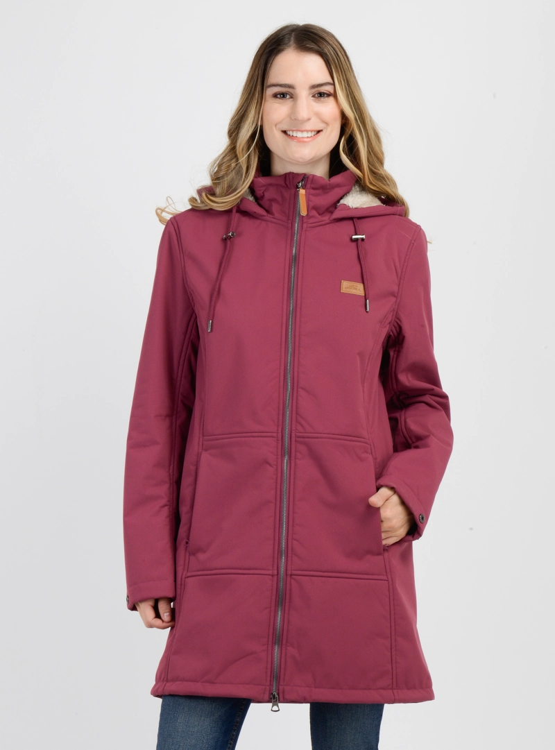 CHAQUETA GALEN ROJO OSCURO - 1