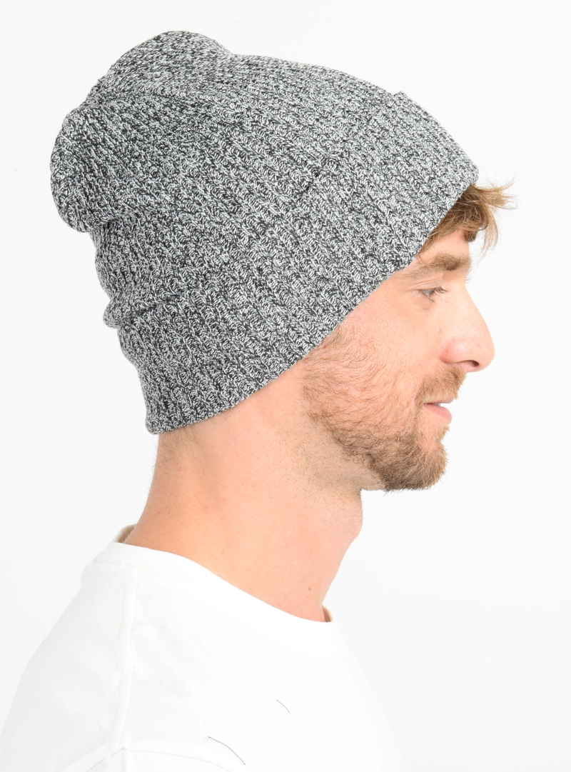 BEANIE GLASSY  GRIS - 4
