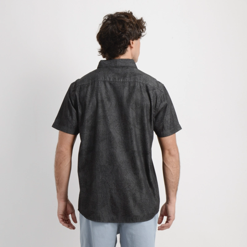 CAMISA MANGA CORTA PERSON GRIS OSCURO - 2