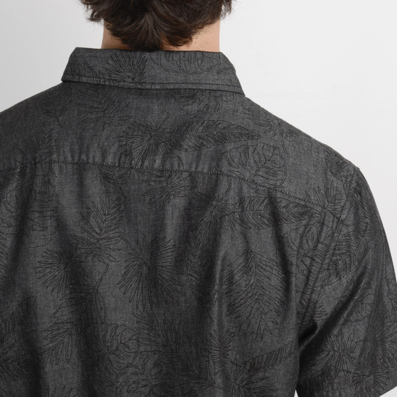 CAMISA MANGA CORTA PERSON GRIS OSCURO - 6