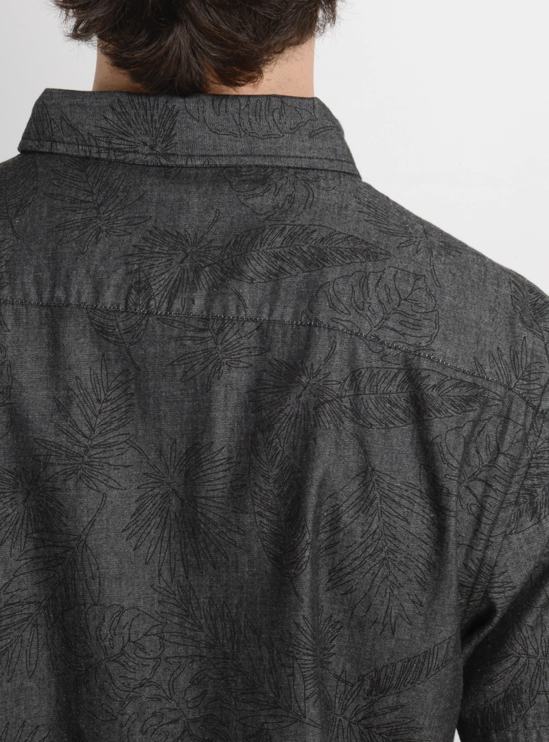 CAMISA MANGA CORTA PERSON GRIS OSCURO - 6