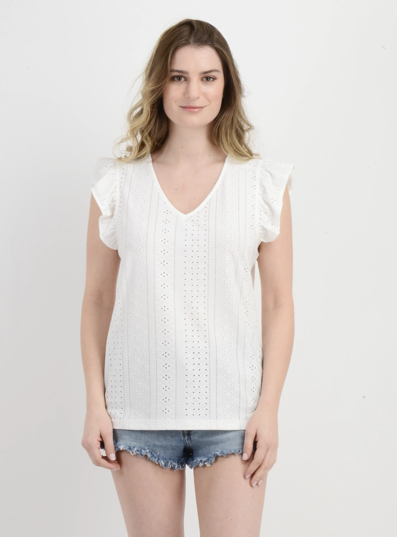 POLERA SIN MANGAS TALLIE BLANCO - 1