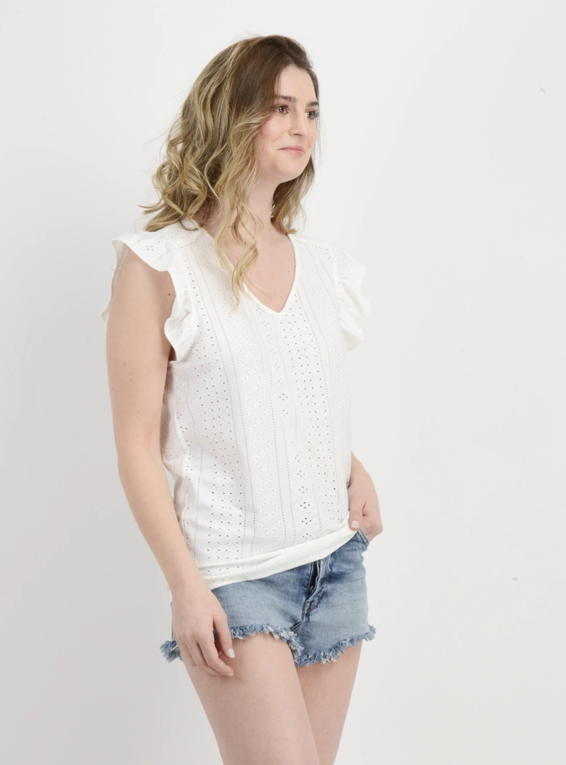 POLERA SIN MANGAS TALLIE BLANCO - 4