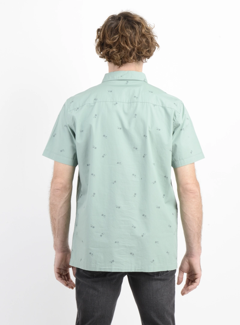 CAMISA MANGA CORTA BLUSTER VERDE CLARO - 3