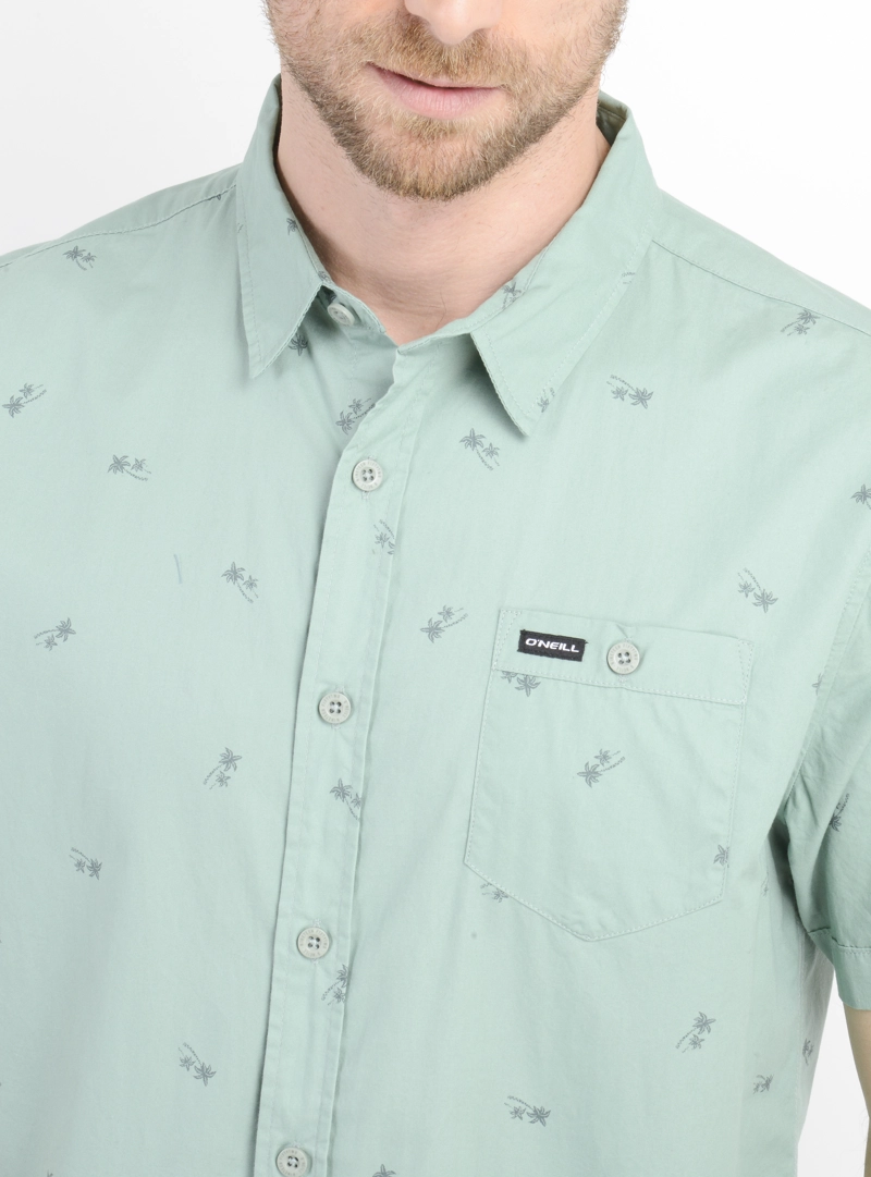 CAMISA MANGA CORTA BLUSTER VERDE CLARO - 9