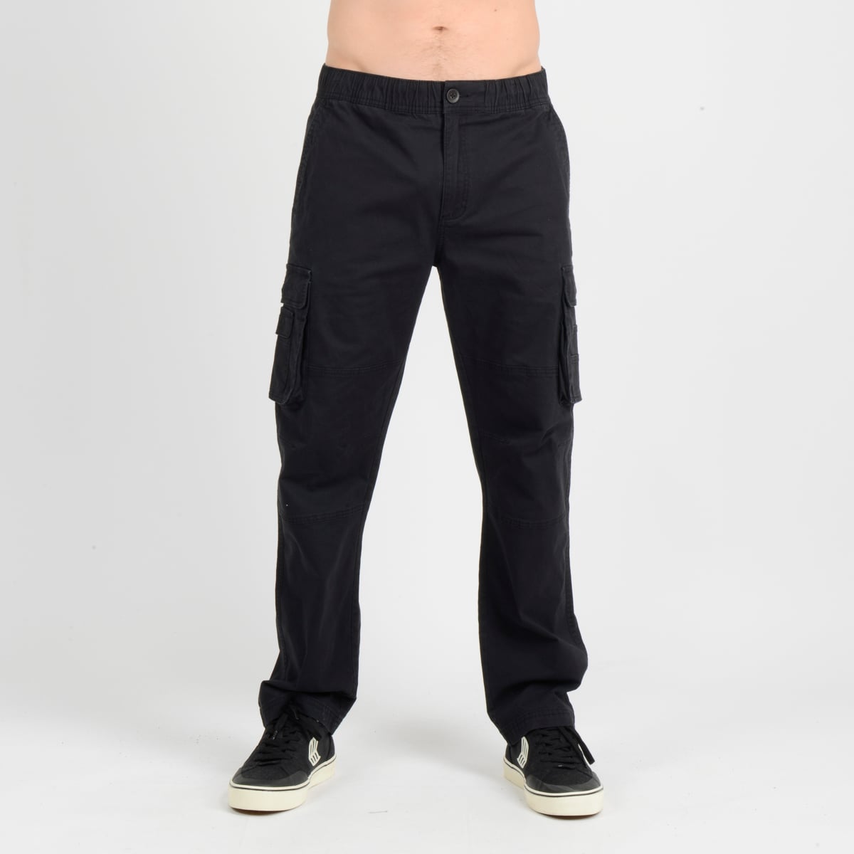PANTALON CARGO BREXTON II NEGRO - 1