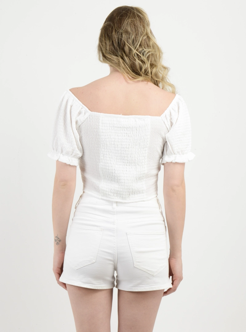 POLERA MANGA CORTA LEANNE II BLANCO - 2