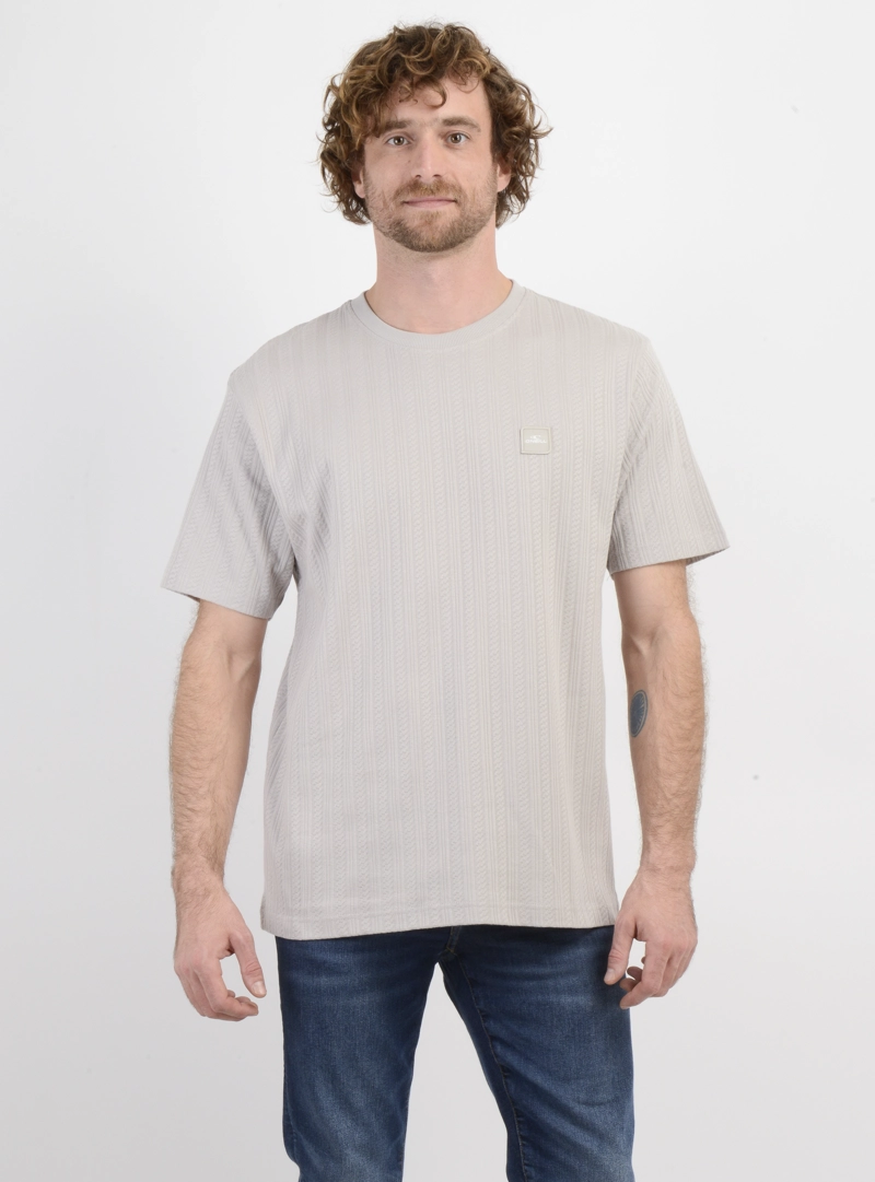 POLERA MANGA CORTA NEW LINE BEIGE - 1