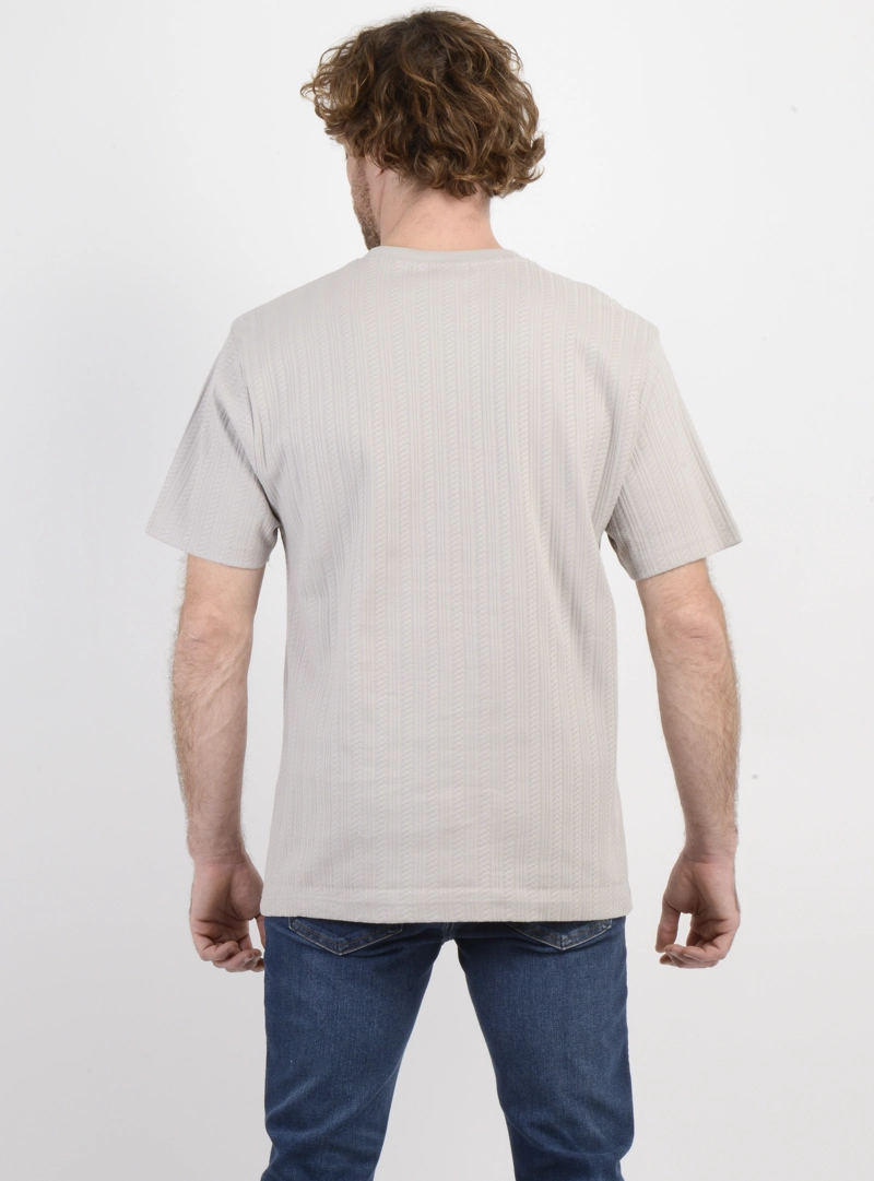 POLERA MANGA CORTA NEW LINE BEIGE - 2